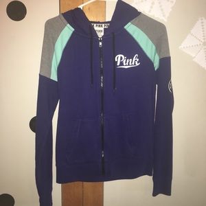 Victoria’s Secret Pink light weight zip-up hoodie